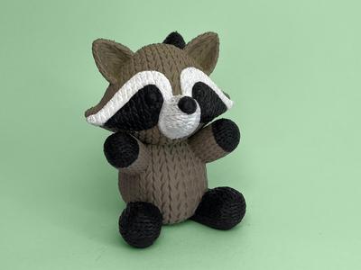 Pedro the Crochet Raccoon