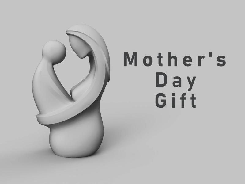 Eternal Bond Silhouette - Mother and Child