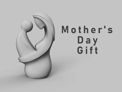 Eternal Bond Silhouette - Mother and Child