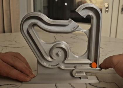 Print in place - Crazy marble fidget toy - no sup!