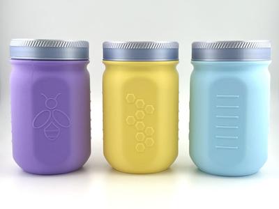 Mason Jar with Lid (Vase Mode)
