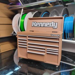 Kennedy Desk Tool Chest w/ Lid Business Display