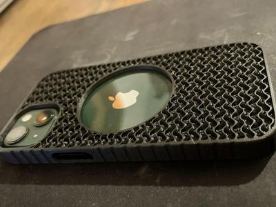 iPhone 13 open case - Carbon filament PA12-CF15