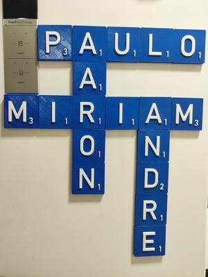 Scrabble letters