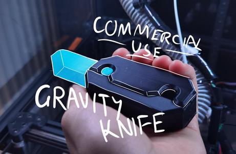Gravity Knife no-screw needed