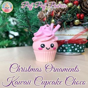 Christmas Ornaments Kawaii Cupcake Choco