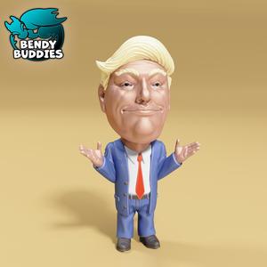 President Donald J. Trump / Collectible Figure / Decoration Statue / Head Of State Sculpture