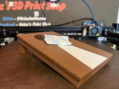 Tabletop Cornhole Game! Print in Place