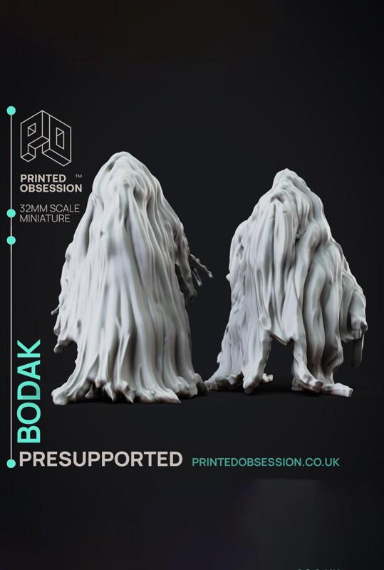 Bodak - Faywild VS Shadowfell - PRESUPPORTED - Illustrated and Stats - 32mm scale			