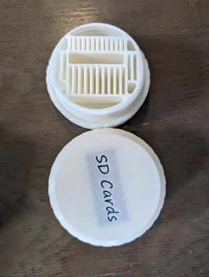 SD Card Storage Container