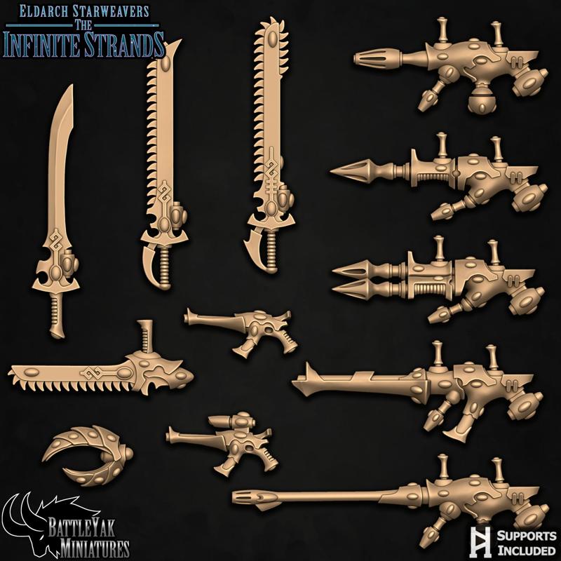 Infinite Strands Weapons & Customization