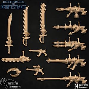 Infinite Strands Weapons & Customization