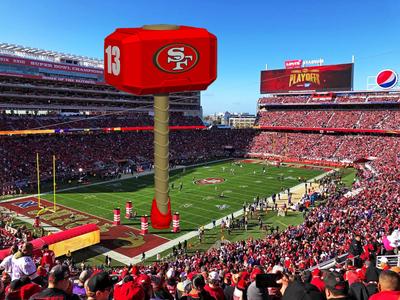 San Francisco 49ers NFL Thors Hammer