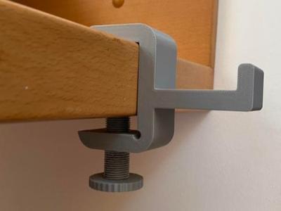 Headphone side desk stand