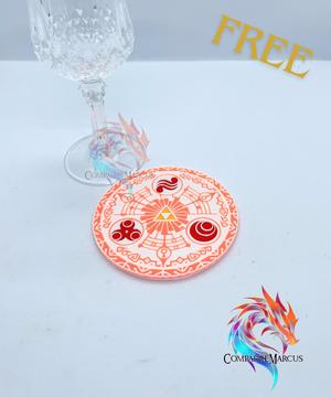 The Legend of Zelda Simbols Coaster