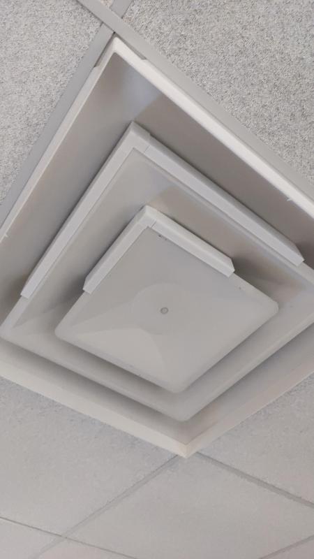 Desk Breeze Blockers - Square office air diverter 