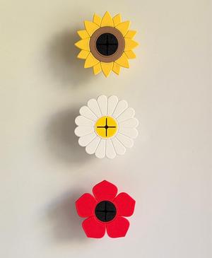Petal Press, towel hooks collection.