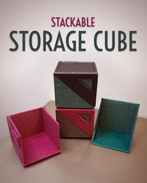 Stackable Storage/Gift Cube