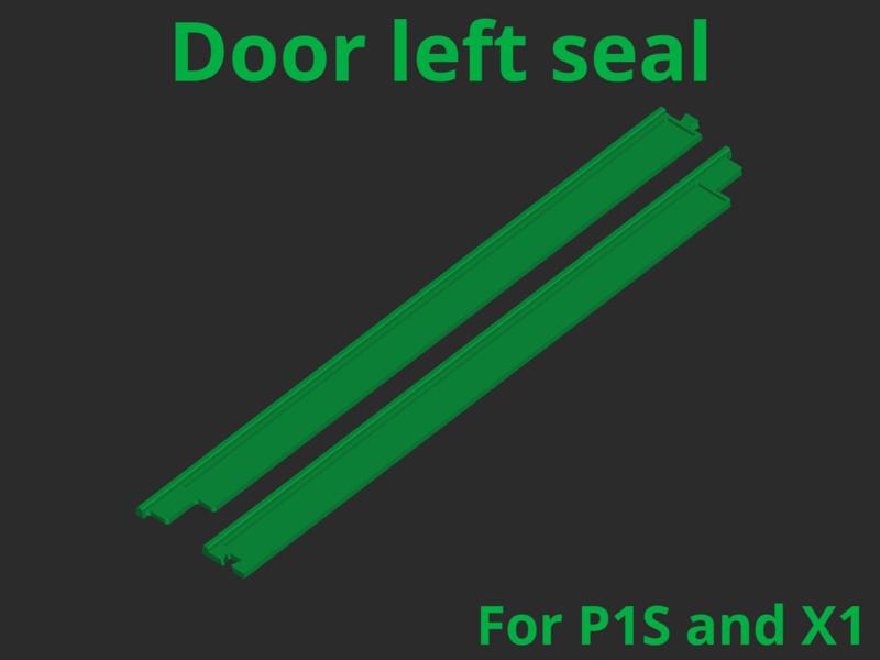 P1 / X1 series - Glass door left seal