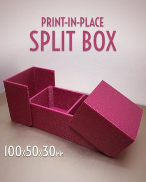 Print-in-Place Split Box 100x50x30mm