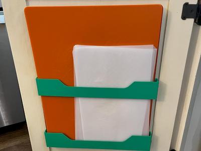 Cutting Mat Holder for Kitchen Cabinet