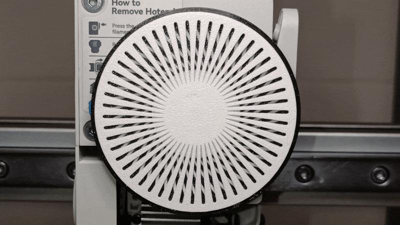 Hyptonic spiral extruder wheel for A1 mini