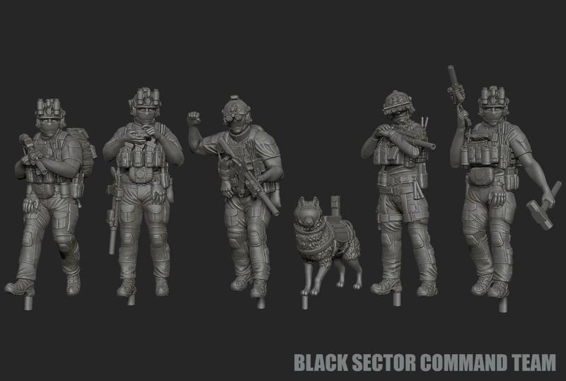 GUNSLINGER: Black Sector GIG 'Command Team'