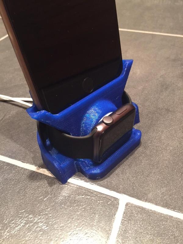 Apple Watch and iPhone 5, 6/6+ and 7/7+ Dock