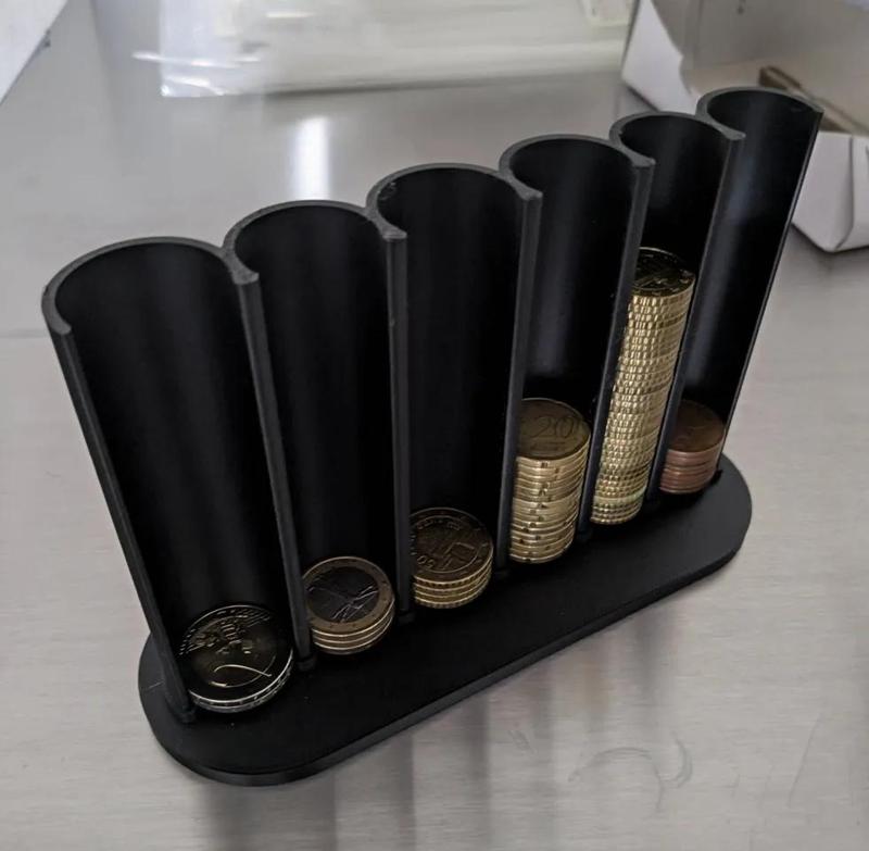 Simple EURO coin holder / tray (without 1 & 2 cent slots)   