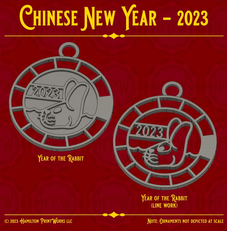 Chinese New Year Ornaments - 2023 | Holiday Decorations