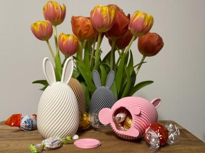 Easter Bunny Egg Container (Spiral version)