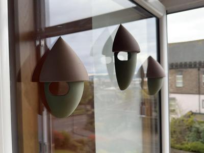 Acorn Window Bird Feeder - Pigeon Resistant