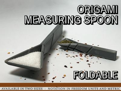 Origami Foldable Measuring Spoon - TBSP/ML