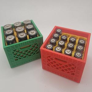 Mini Milk Crate Storage Box - 2.25in (ish)