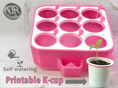 K-Cup Seed Starter (3x3) - Self Watering Planter