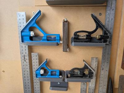 Tool Wall Holder for Large Combination Square – Fits 30cm / 12" Squares   