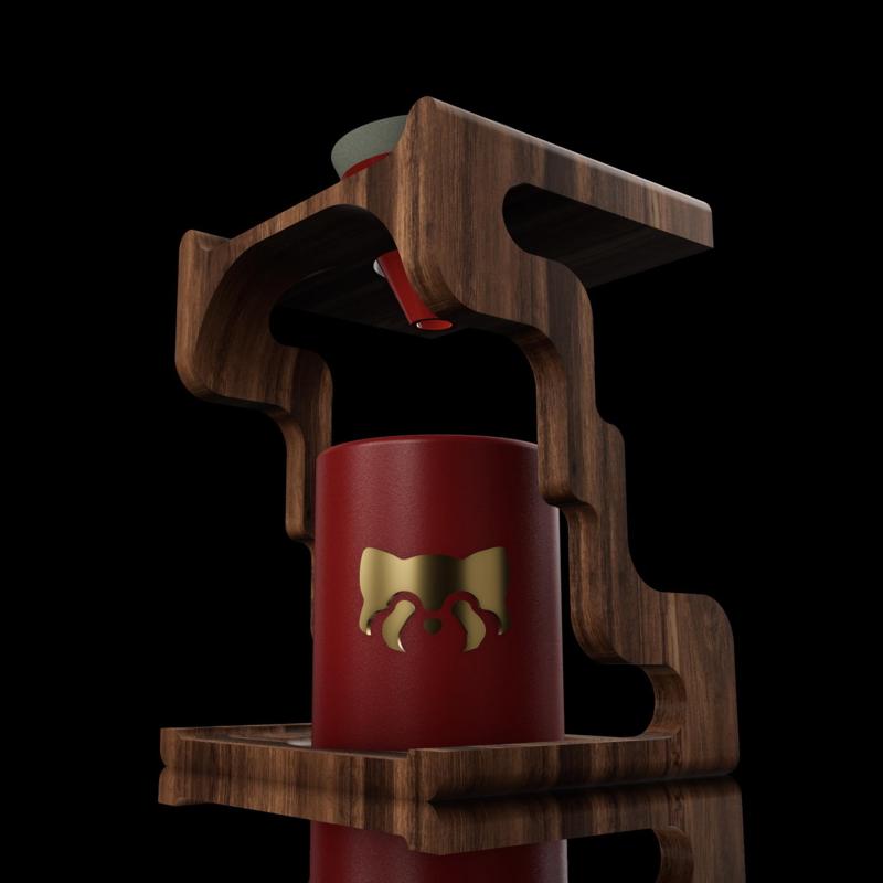 WOODEN COFFEE FILTER HOLDER