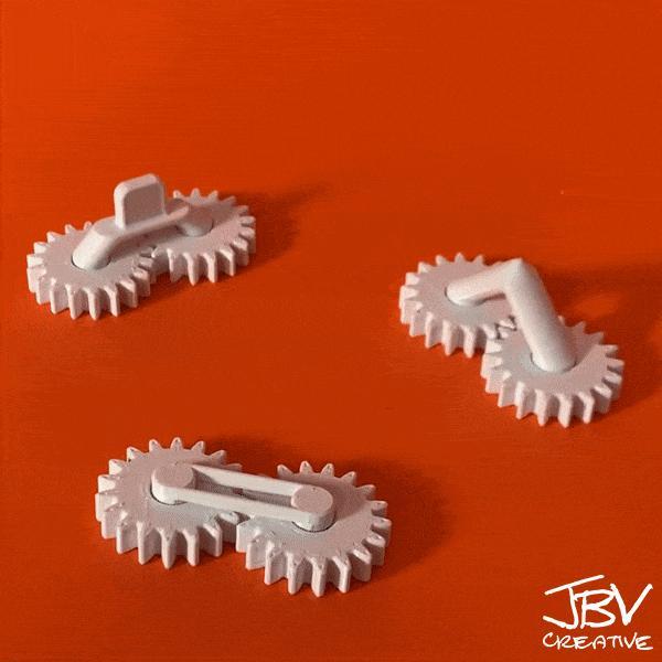 Gear Pair - Print in Place