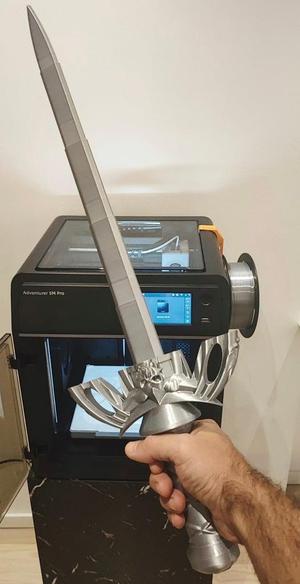 Collapsing Viking Sword - Print in Place