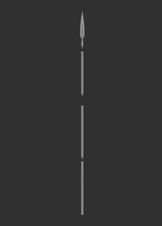 Mandalorian Beskar Spear 1 to 6 Star Wars  Split 4 parts