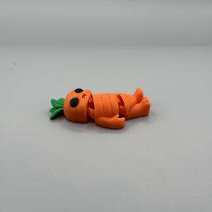 Flexy Carrot Dude + Keychain – No Supports!