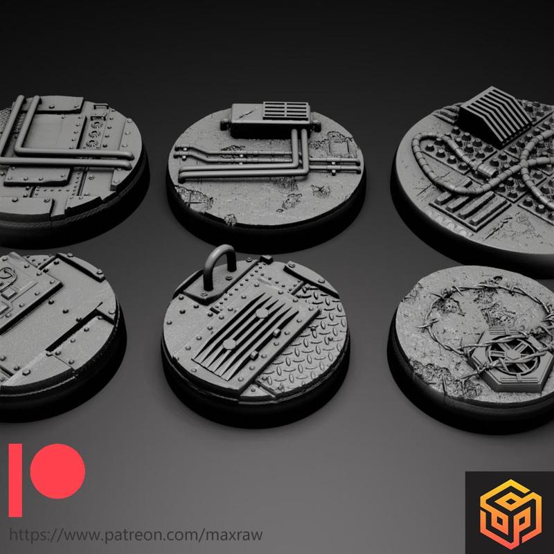 Round Bases Set "FUTURE A" - Free Sample !
