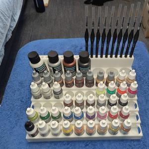 Vallejo color rack
