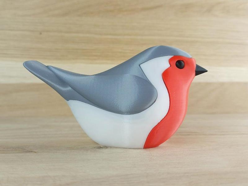 European robin "puzzle" V3