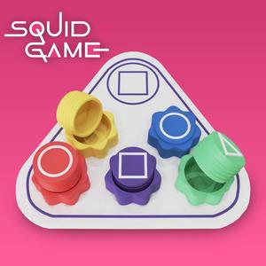 GONGGI - SQUID GAME SET SIMPLE AND HOLLOW DESIGNS