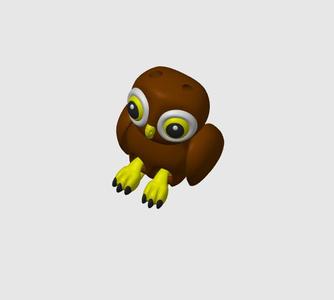 Owl V2 Keychain Fidget