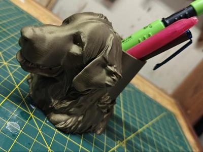 Bernese Mountain Doggo Pencil Holder
