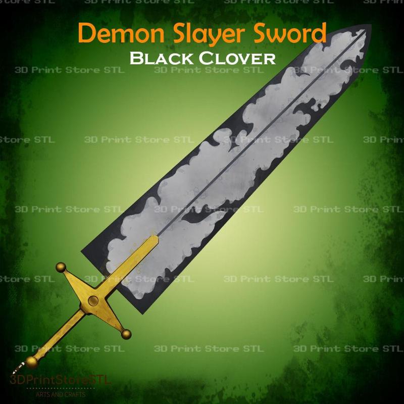 Demon Slayer Cosplay From Black Clover - STL File