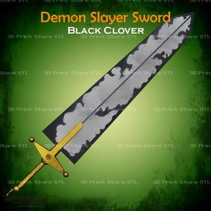 Demon Slayer Cosplay From Black Clover - STL File