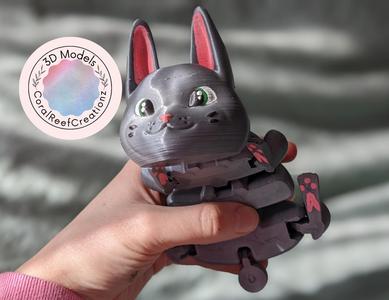 Flexi Bunny 3D Print - CoralReefCreationz